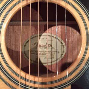 Fender gc140sce top