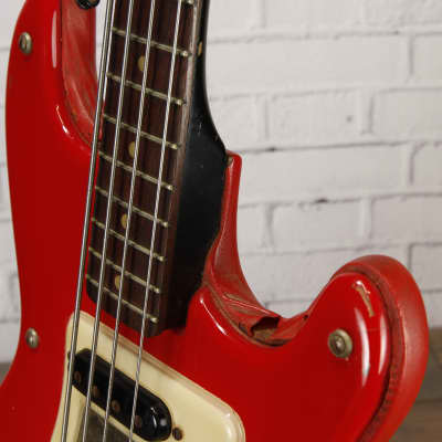 Hagstrom Kent Electric Bass 1964 Red #621462 image 13