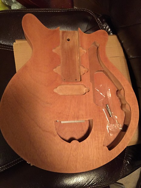 Custom Made Unfinished Red Special Neck and Body 2017 Unfinished