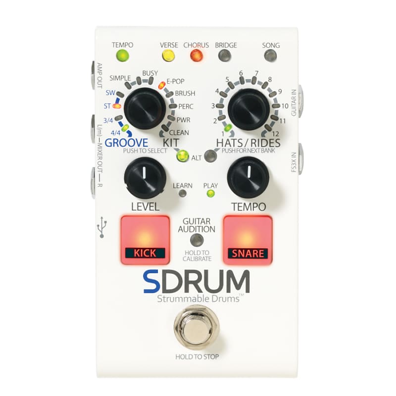 【未使用】 Digitech SDRUM Strummable Drums DigiTech SDRUM Strummable Drums | Reverb