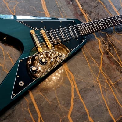 KG Killer Guitar, ESP Custom Shop, Triumph V 2013 - Marine Blue image 11