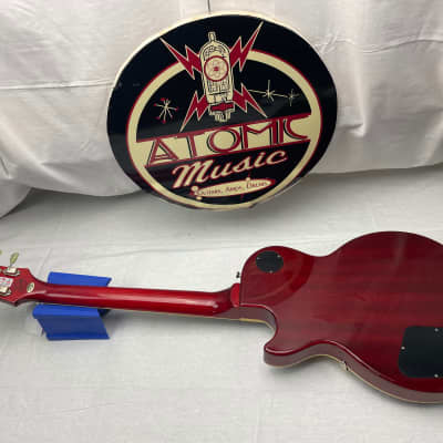 Epiphone Limited Edition Custom Shop Les Paul 1960 Standard v3 Guitar with Case - Bourbon Sunburst image 14