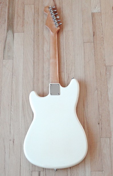 1994 Fender Duo Sonic Electric Guitar Offset White Mexico MIM Short Scale