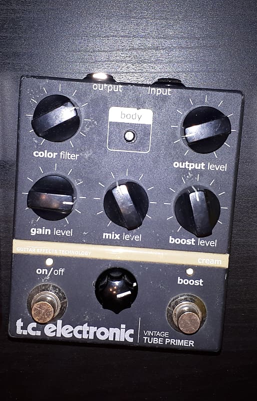 ギター tcelectronic VINTAGE TUBE PRIMER Tc Electronic Vintage Tube Primer - YouTube