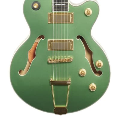 Epiphone Uptown Kat ES Electric Guitar Emerald Green Metallic image 3