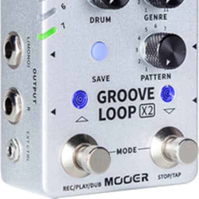 Mooer Groove Loop X2 Looper/Drum Machine Effects Pedal image 2