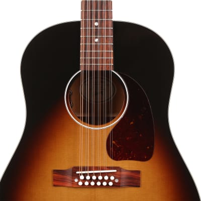 Gibson J-45 Standard 12-String Acoustic-Electric Vintage Sunburst image 6