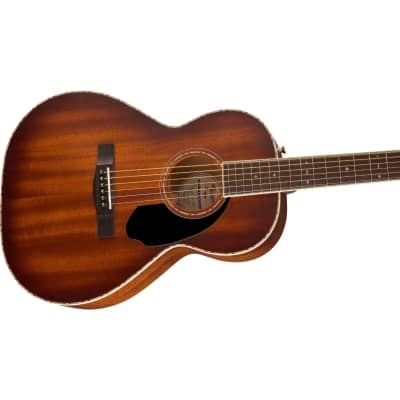 Fender Paramount PS-220E Parlor Acoustic-Electric Guitar (Aged Cognac Burst) image 5