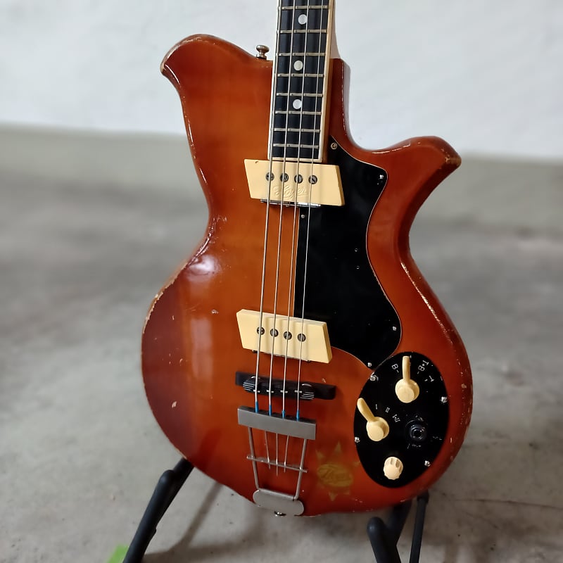 Hoyer "Typ 34" True Vintage early 60s West-Germany. First Ever Hoyer Solid Body Bass image 1