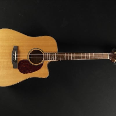 Takamine EG350SC LEFT HANDED Dreadnought Cutaway Acoustic/Electric - Natural (675) image 5