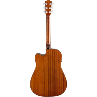 Fender CD-60SCE Acoustic-Electric Guitar - All-Mahogany image 2