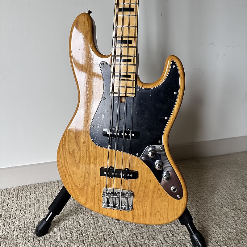 Moon Jazz Bass w/70's Pickup Spacing 2022 Natural Reverb