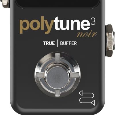 TC Electronic Polytune 3 Noir Mini Polyphonic Tuning Pedal