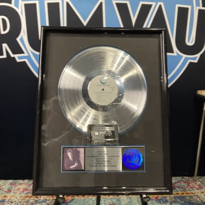 Stan Lunch Don Henley, RIAA, Building the Perfect Beast, Platinum Record (#1) image 1