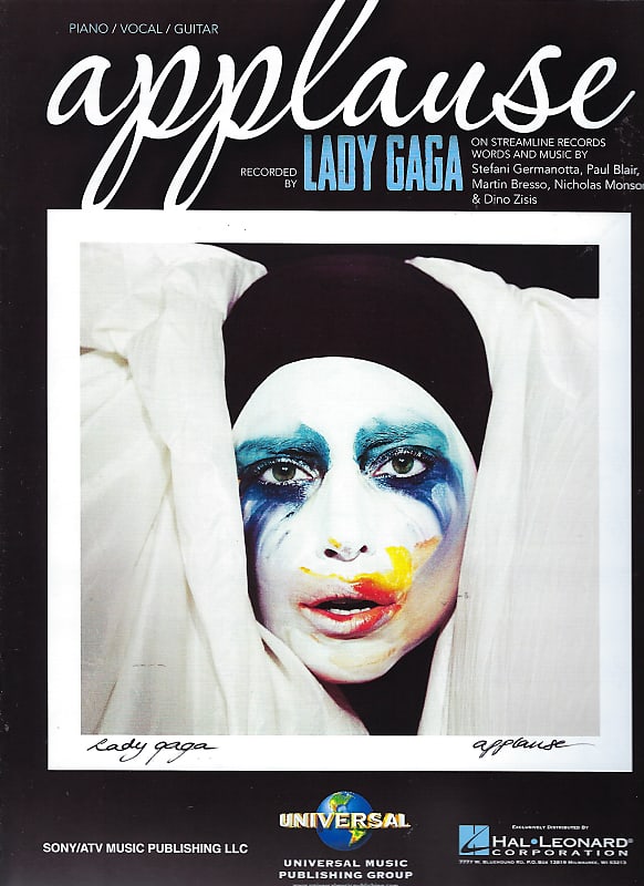 Lady Gaga Applause Sheet Music | Reverb