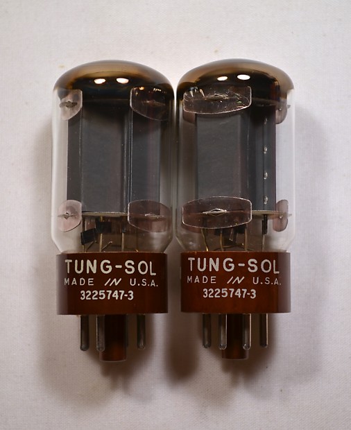 6L6WGB 5881 2本 Tung-Sol タングゾル 米国USA製①