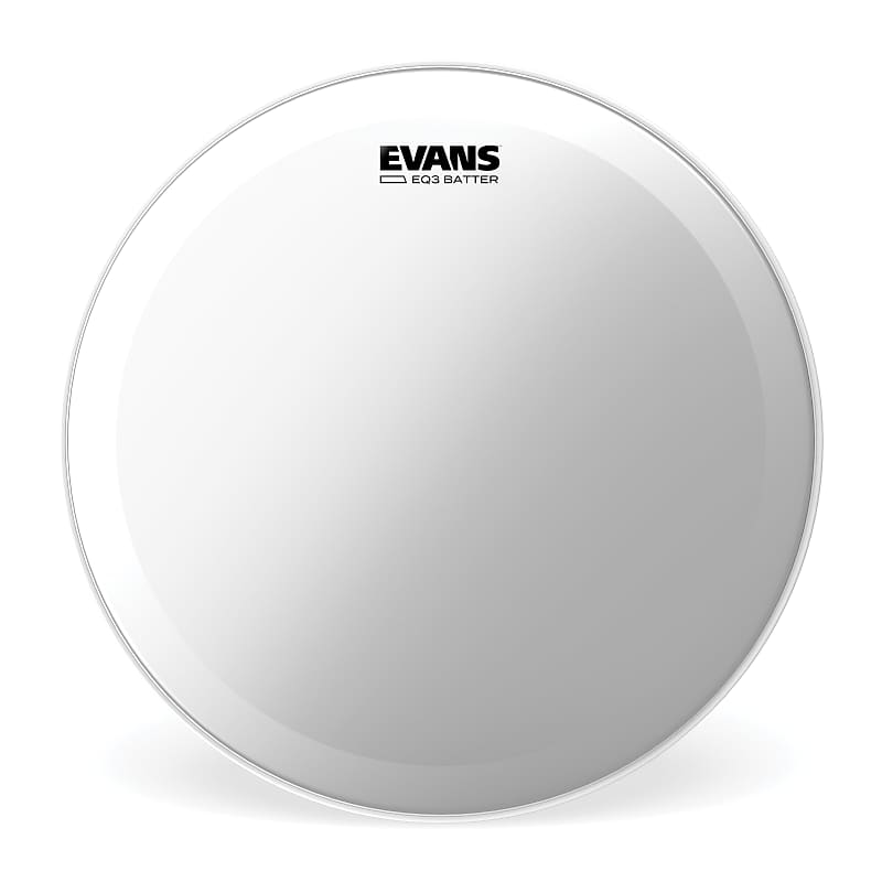 Evans EQ3 Clear Bass Drum Head, 24 Inch image 1