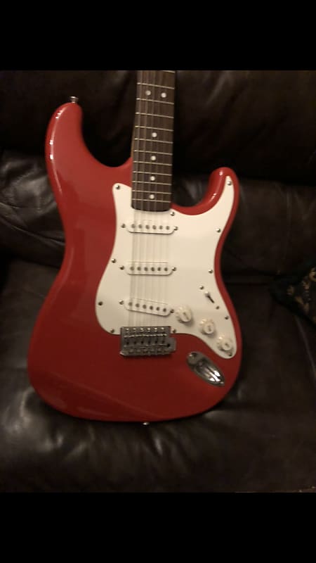 Fender squier starcaster Stratocaster 2000s Red image 1