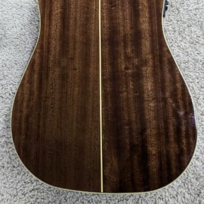 D'Angelico Premier Delancey Dreadnought Size Acoustic Electric Guitar, Sunburst image 2