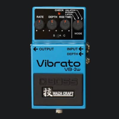 Reverb.com listing, price, conditions, and images for boss-vb-2w-vibrato-waza-craft