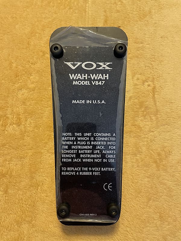 Vox V847 Wah Pedal (Made in USA version) | Reverb