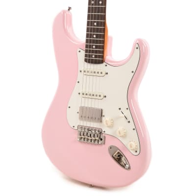 Squier Classic Vibe 60s Stratocaster HSS Shell Pink 3-Ply Parchment (CME Exclusive) image 2