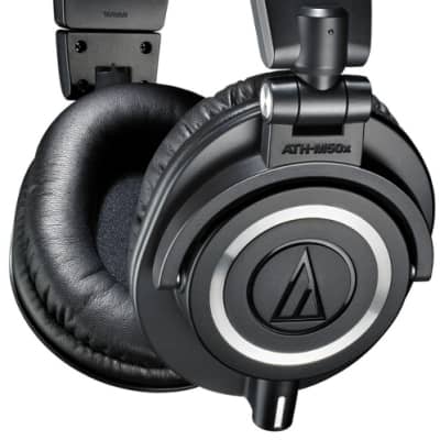 Audio-Technica ATH-M50X M-Series Closed Back Headphones with 45mm Drivers, Detachable Cable image 1