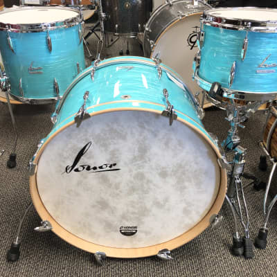 Sonor Vintage California Blue 3 Piece Shell Pack 12”, 14”, 22” image 1