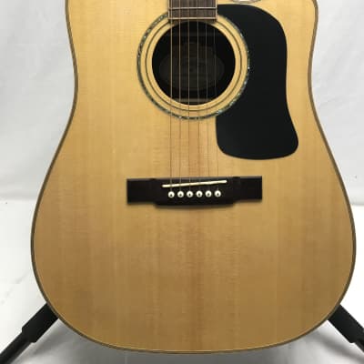 Washburn D10SCEDL Dreadnought Cutaway Acoustic-Electric Guitar Natural image 5