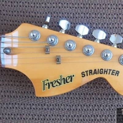 Fresher Straighter FS-380 Stratocaster early 80's Black image 5