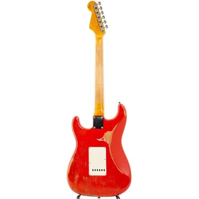 Fender Custom Shop [USED] MBS 1961 Stratocaster Heavy Relic (Fiesta Red)  Master Built by Greg Fessler [Weight3.47kg] | Reverb Denmark