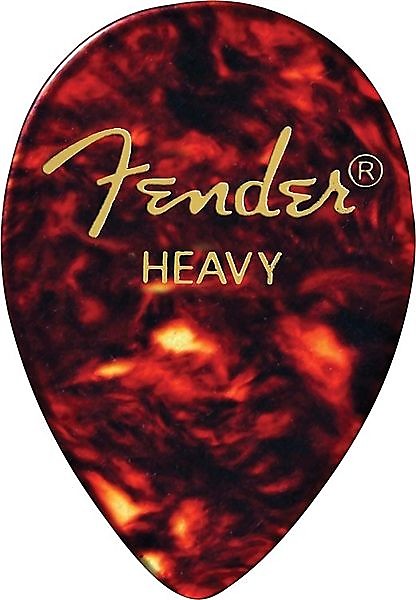 Fender 358 Shape Picks, Shell, Heavy, 12 Count 2016 image 1