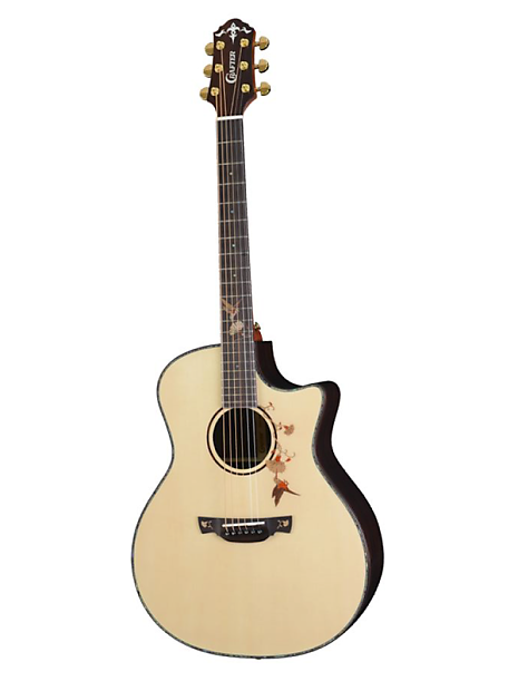 素晴らしい Electric Acoustic TBXE-ROSE Crafter Guitar Reverb | ギター