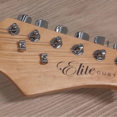 2024 Elite Customs Black w/ Gilmour MOD Style Strat Stratocaster electric guitar (BLEM) image 7