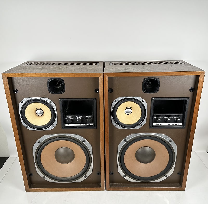 Sansui SP-2700A Vintage Floorstanding Speaker Pair | Reverb