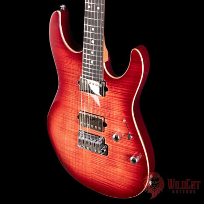 Suhr Modern Faded Trans Wine Red Burst image 10