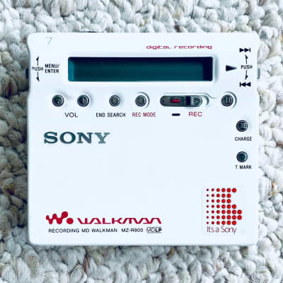 Sony MZ-R900 Walkman MiniDisc Player, Super Rare Excellent White