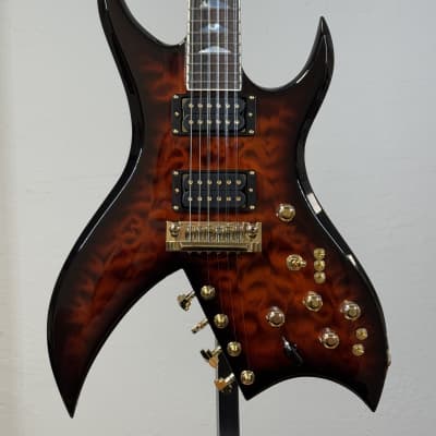 B.C. Rich Custom Shop Bich 10 Supreme Brazilian Rosewood 2025 - Sculpin Burst image 4