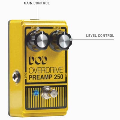 DOD Overdrive Preamp 250 Reissue Pedal.  New with Full Warranty! image 2