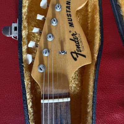 Fender Mustang Guitar -1973 - Sunburst image 4