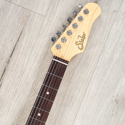 Suhr Classic JM P90 Guitar, Gotoh 510 Tremolo, Olympic White image 19