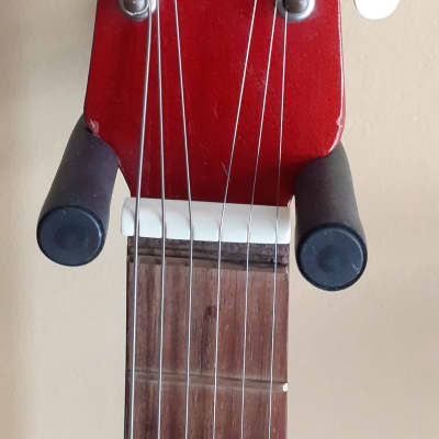 electric guitar rare Klira Solibody  1960 Apple Red image 5
