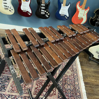 Vintage Musser Model 40 Marimba 2.5 Octave Rosewood Bars Keys Ludwig Deagan - See Video! image 1