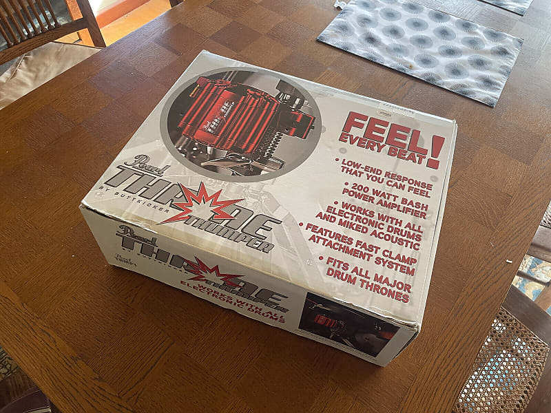 Pearl THMP1 Throne Thumper Buttkicker Red Reverb