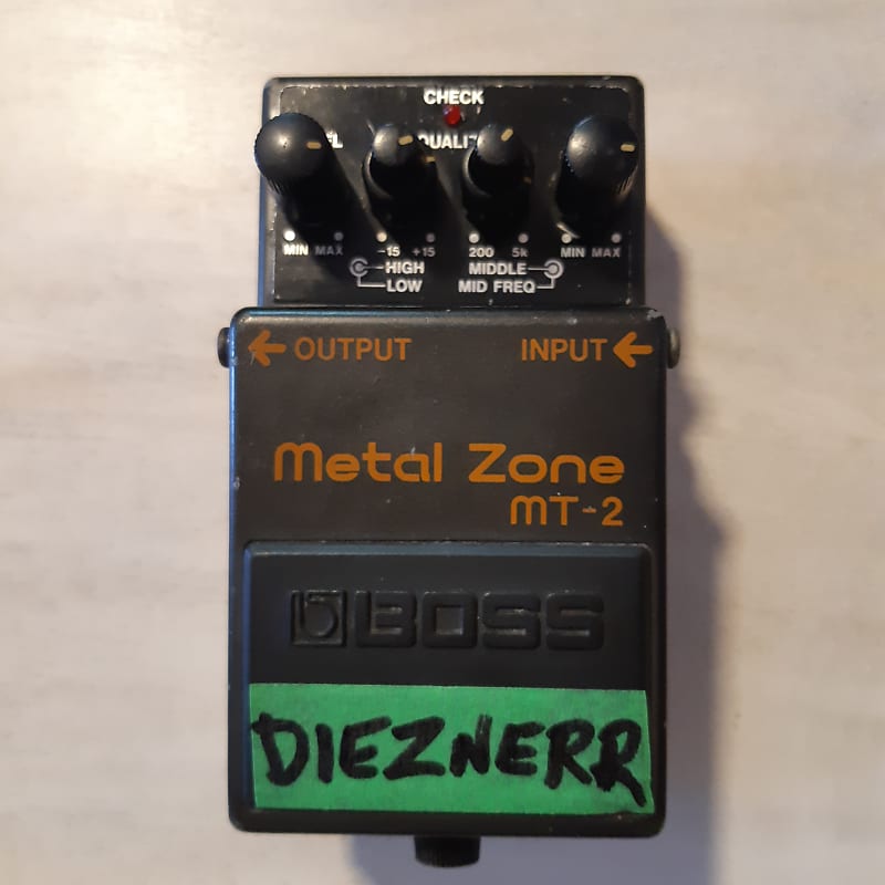 Boss MT-2 Metal Zone 1991 Wampler Dieznerr MOD Analog | Reverb