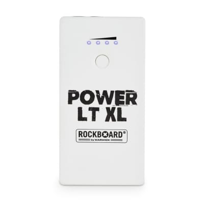 RockBoard Power LT XL Rechargeable Guitar Effects Pedal Power Station, White image 3