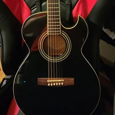 Fender John 5 Signature 2004 Black Acoustic image 1