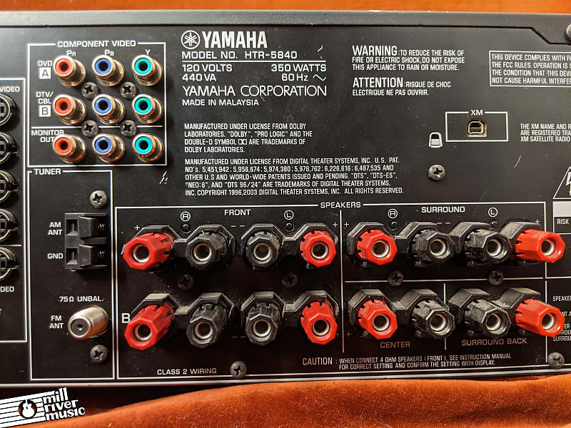 Yamaha HTR store 5840 6.1 Channel Sound Receiver