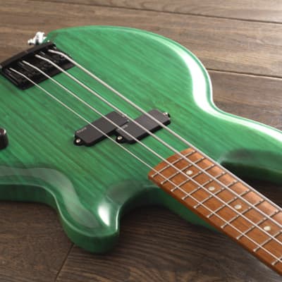 Licea Guitars Mr. Green Machine Bamboo Bass Guitar w/ Gig Bag image 3