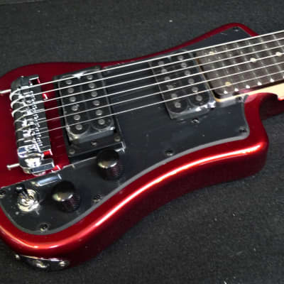 Hofner CT Series HCT-SH-D-R Double Pickup Shorty DeLuxe Travel / Mini Electric Guitar with Gig Bag image 2